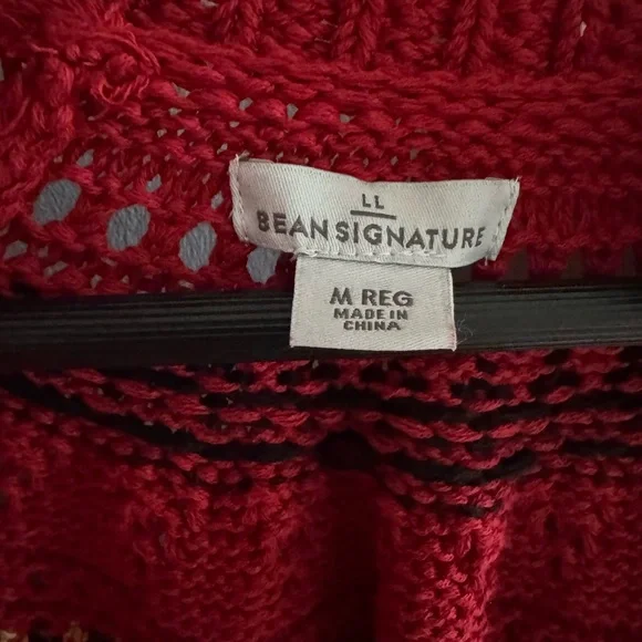 LL Bean signature cardigan size M - Picture 10 of 10